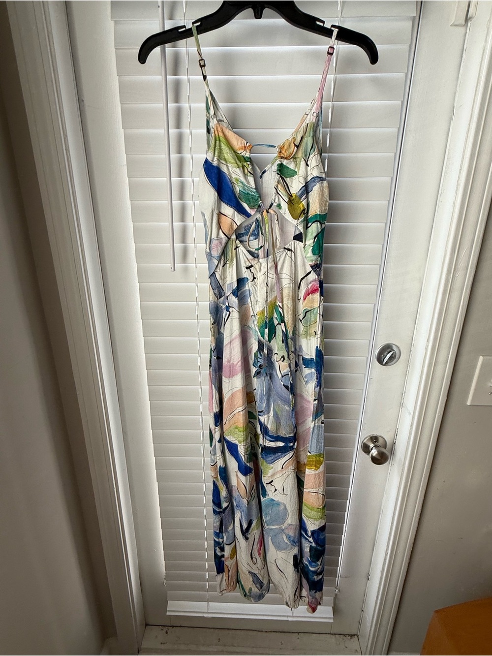 Ted Baker Ashhliy Strappy V-Neck Maxi Dress Size 1   SZ 1 - Picture 9 of 11